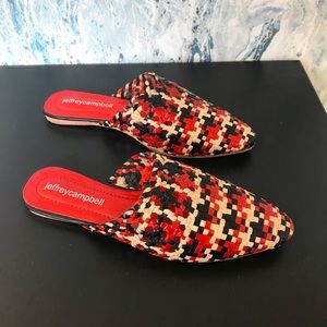 NWOT! Jeffrey Campbell flat mules